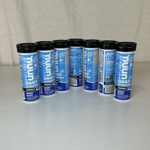 Nuun, Daily Hydration, Energy, Berry Blast 10 tablets, Pack of 7, EXP 12/25